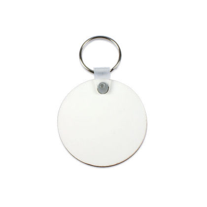 SUBLISTAR MDF KEY RING TAG – ROUND – 50mm. – Subliblanks.ie